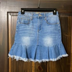 Denim Blvd Jean Skirt Size Small